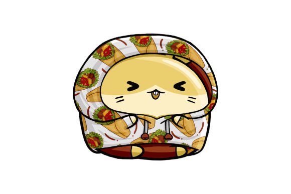 Adorable Hamster in Fast Food Hoodie