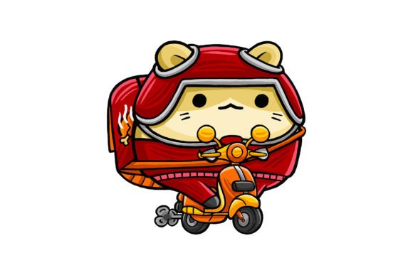 Cute Hamster Food Driver Worker Vector: A Versatile Tool for Creative Projects