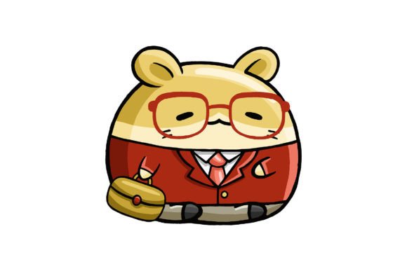 Cute Hamster Owner Profession Vector