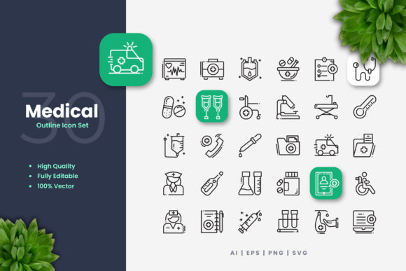 Enhance Your Projects with Versatile Medical Icons