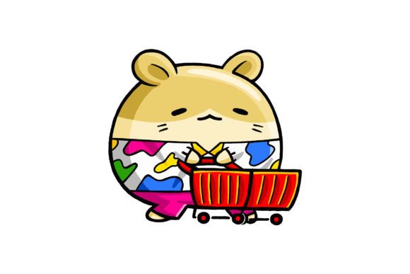 Exploring the Versatility of Cute Hamster Shopper Profession Vector 3