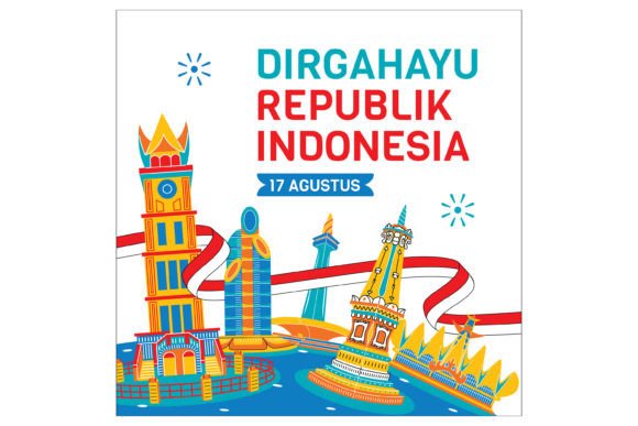 Indonesia Independence Day Creative Template