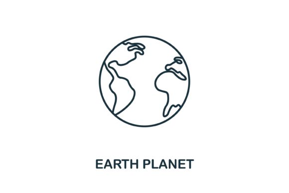 Strategic Use of Earth Planet Icon for Enhanced Visual Communication and Branding