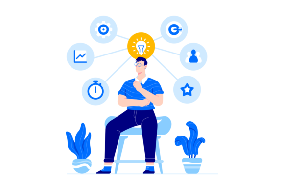 Unlocking Creativity with Mind Map Vector Illustration
