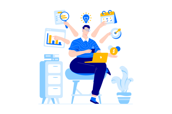 Unlocking Creativity with Multitasking Vector Illustration